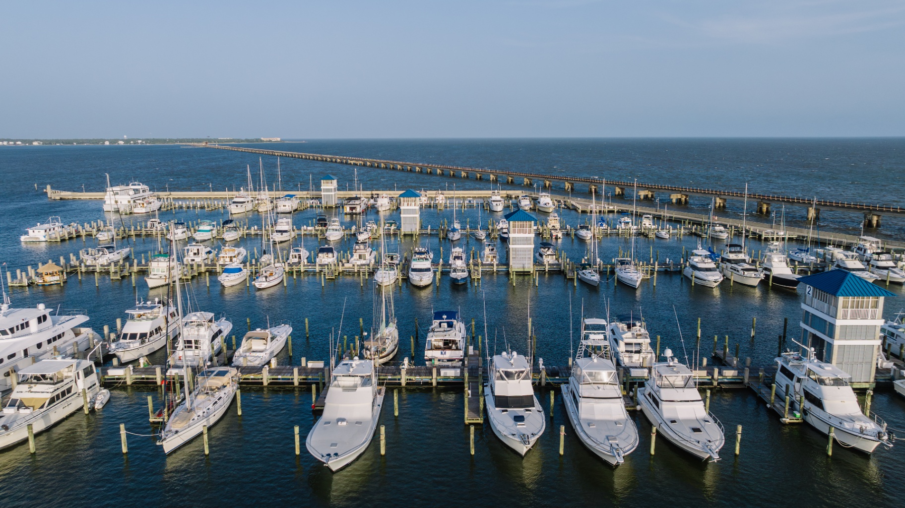 Bay St. Louis marina on the Mississippi Gulf Coast